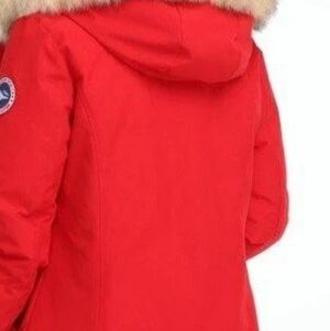 Red Parka Jacket Size 8